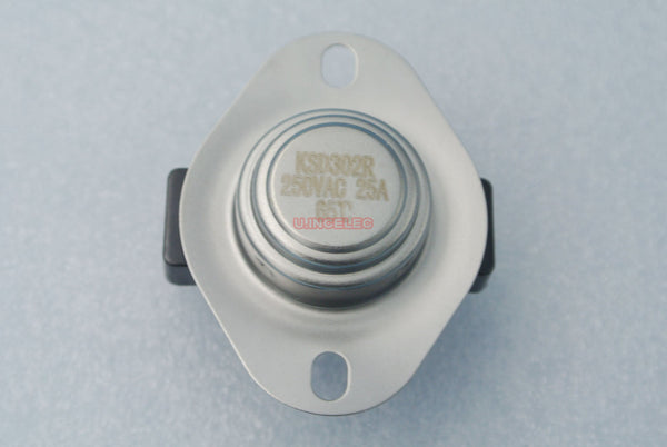 70°C manual reset 3/4-inch Bi-metal Disc Thermostat Normally Close x1pcs