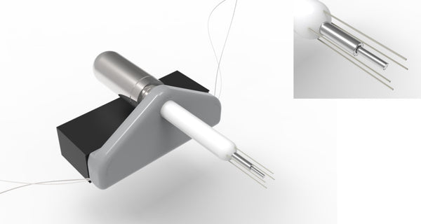 Tetrode electrode BCI Drug delivery tube integrated