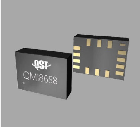 QST QMI8658A  IMU 6D Inertial Measurement Unit with Motion Co-Processor  x100pcs