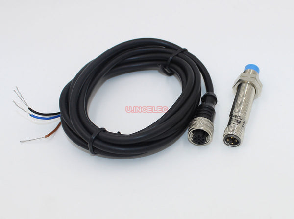 M12 inductive proximity sensor 4mm PNP NO + NC 4Wires Connector Wired 2Meters
