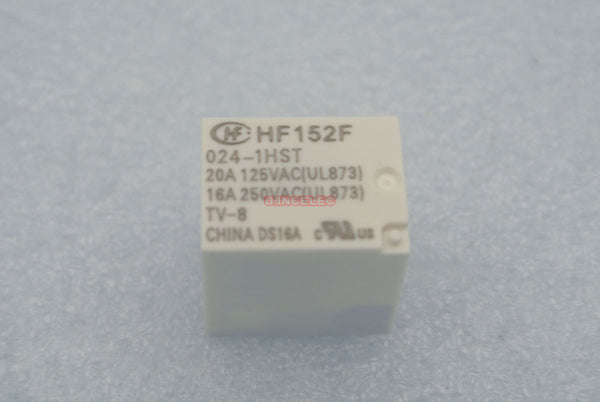 5pcs HONGFA HF152F-024-1HS Subminiture Power relay 24V Coil 1 Form A 20A 125VAC