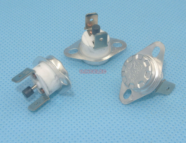 6x Temperature Switch manual reset Bimetal thermostat KSD301 N/C 120 °C  Ceramic