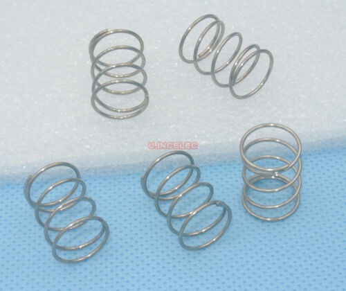 25pcs Stainless Steel Extension Spring Wire 0.8*12*50