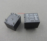 10pcs HONGFA JQC-3FF-012-1ZS Power relay SPDT 10A