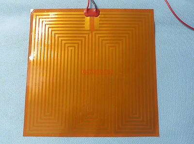 Self-Adhesive PI Flim Heater 210x210mm 12V 120Watts Polyimide Film Heater x1pcs