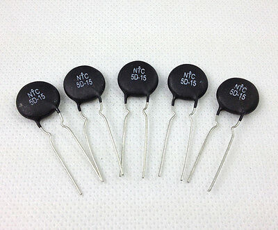 100pcs 5 Ohm 6A Power NTC Thermistor surge current limiting MF72-5D15