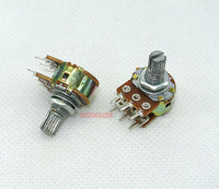 10pcs A50K Potentiometer Logarithmic Dual-Unit