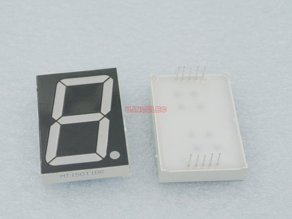 1.5 inches 7 Segment LED Display Red Illuminated Common Anode 4.2V x5pcs