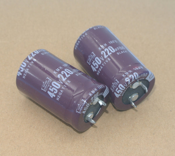 220uF 450V Electrolytic capacitor electromagnetic gun Capacitor x10pcs