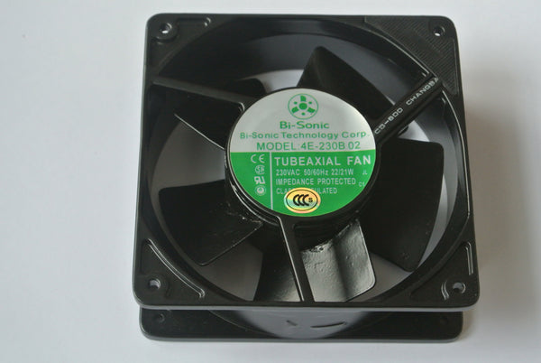 Bi-Sonic 4E-230B AC Cooling Fan 230V 120*120*38MM Metal impeller Metal Housing x1pcs