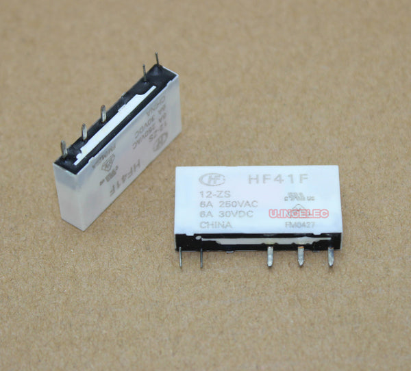 HONGFA RELAY HF41F/24-ZST SUBMINIATURE POWER RELAY 6A 1 Form C x100pcs