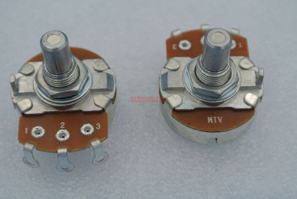 10pcs A1M Potentiometer Logarithmic Single-Unit Right Angle D24mm Made In Taiwan