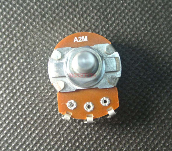 10pcs A2M Potentiometer Logarithmic Single-Unit Right Angle D24mm Made In Taiwan
