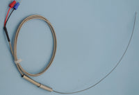 Sheathed Thermocouple K  D1.0*300L 1meter cable DIN 43710 Standard  x1pcs