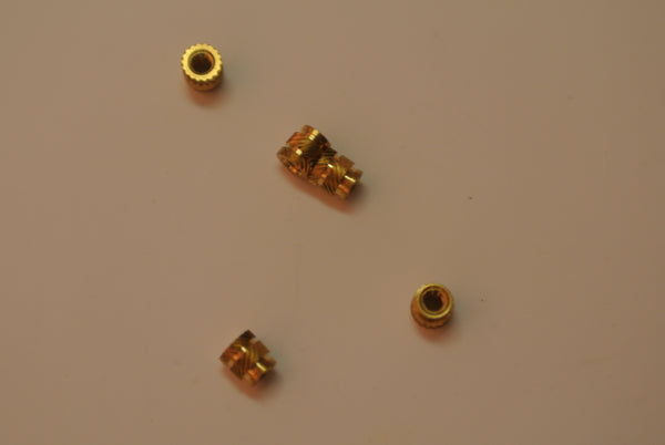200pcs Ultrasonic brass inserts knurling insert M2*3.5*3.5