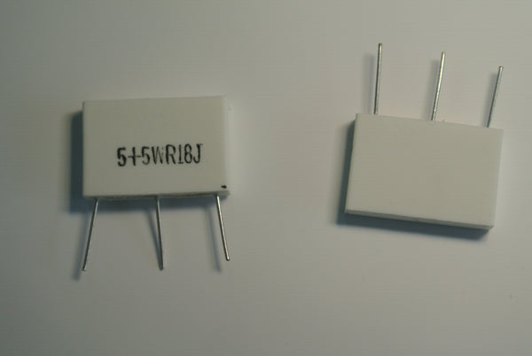Non-Inductive 5W + 5W 0.18 Ohm 0.18R Flat Alloy Resistor Audio Resistor x25pcs