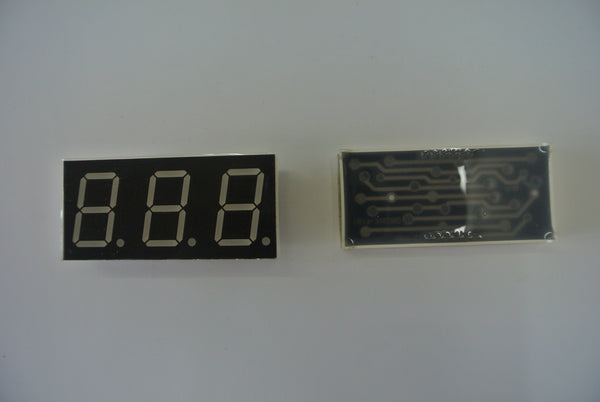 0.8 inch segment Led 3-digit  7-seg Common Cathode Ultra Emitted Green x20pcs