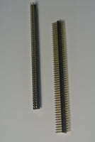100pcs THT 2x50Pin 1.27mm Male Pin Header Dual ROW B-T-B Connector YLA-0510C