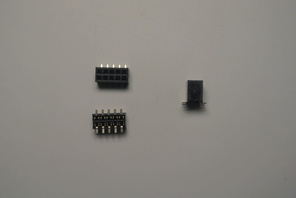 500pcs SMD 2x5Pin 1.27mm Female Header SIP Socket Connector YLA-2443C ...