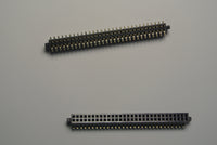100pcs SMD 2x30Pin 1.27mm Female Header With Locating post SIP Socket Connector YLA-2443C